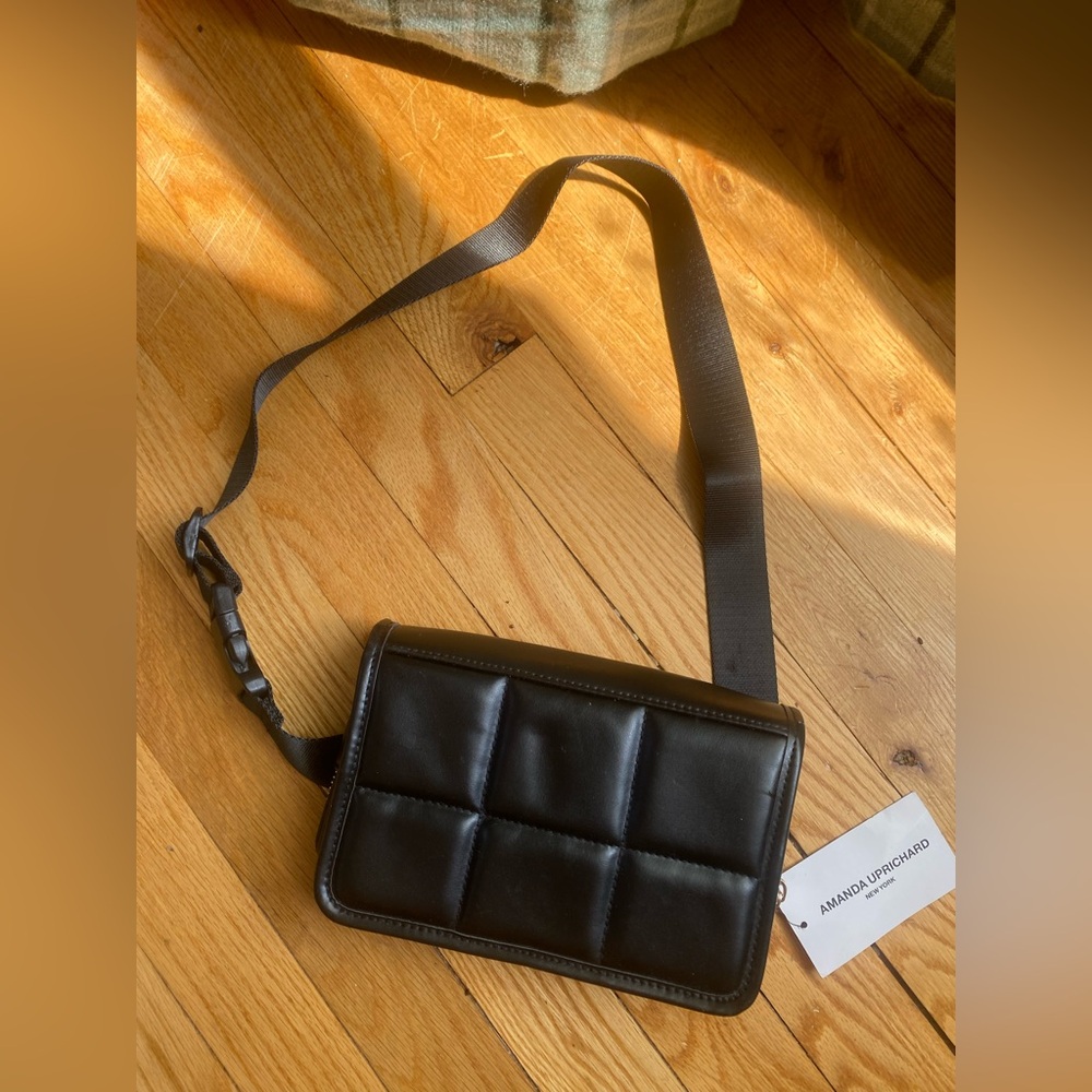 Amanda Uprichard Black Belt Bag